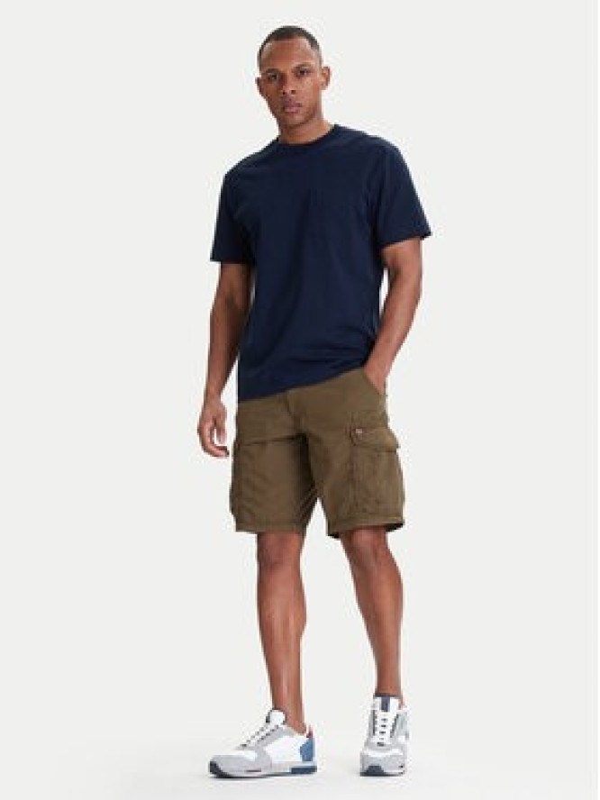 Napapijri Szorty materiałowe Noto 2.0 NP0A4HOQ Zielony Regular Fit