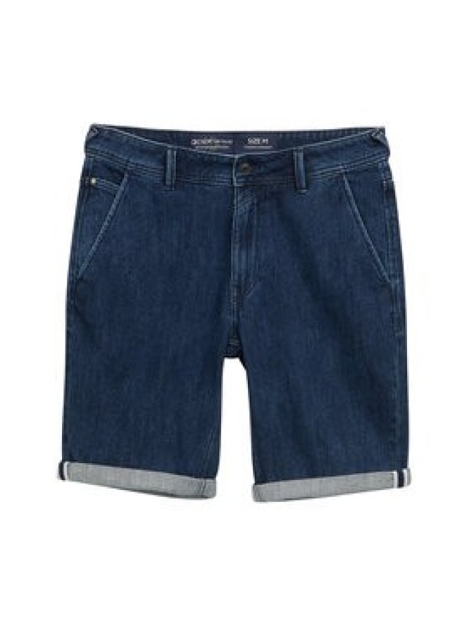 Tom Tailor Denim Szorty jeansowe 1044986 Granatowy Straight Fit