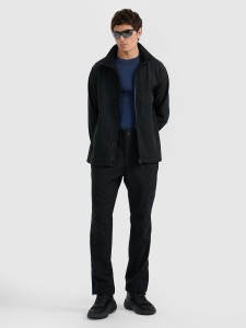 4F Kurtka softshell wiatroodporna membrana 5000 męska - czarna XL