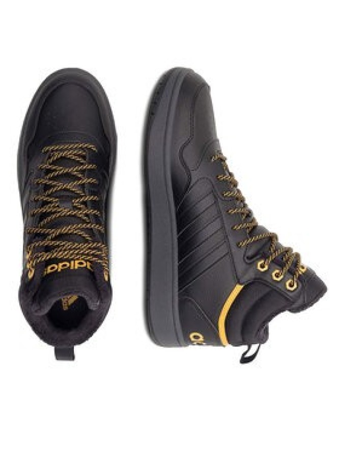 adidas Sneakersy HOOPS 3.0 MID WINTER IG7928 Czarny