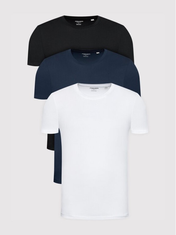 Jack & Jones Komplet 3 t-shirtów Organic Basic 12191759 Kolorowy Regular Fit
