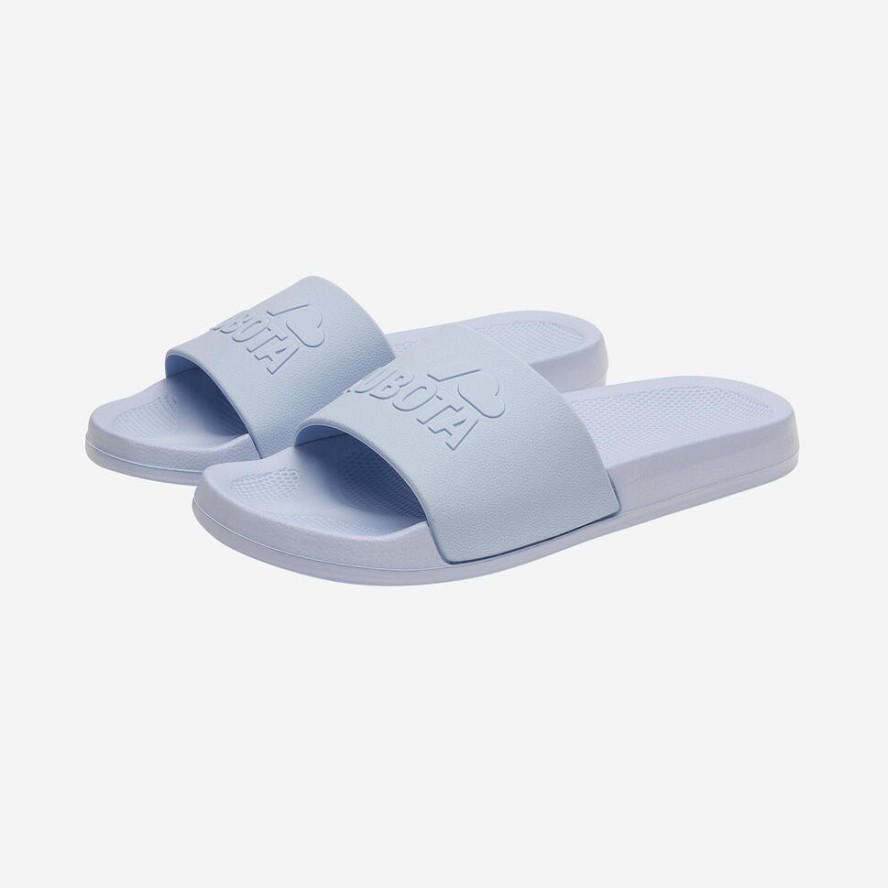 Błękitne klapki Kubota Basic Plain