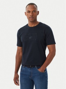Beverly Hills Polo Club T-Shirt P-FW26M-TS1536 Granatowy Regular Fit