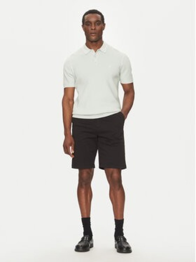 Calvin Klein Szorty materiałowe Modern Twill Reg. Straight Short K10K114068 Czarny Regular Fit