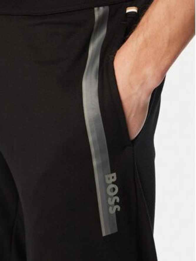 BOSS Spodnie dresowe Authentic 50554784 Czarny Regular Fit