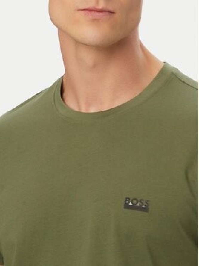 BOSS T-Shirt 50531401 Zielony ciemny Regular Fit