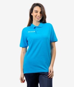 Polo Givova długi rękaw 100% bawełna piqué 180 g, haft