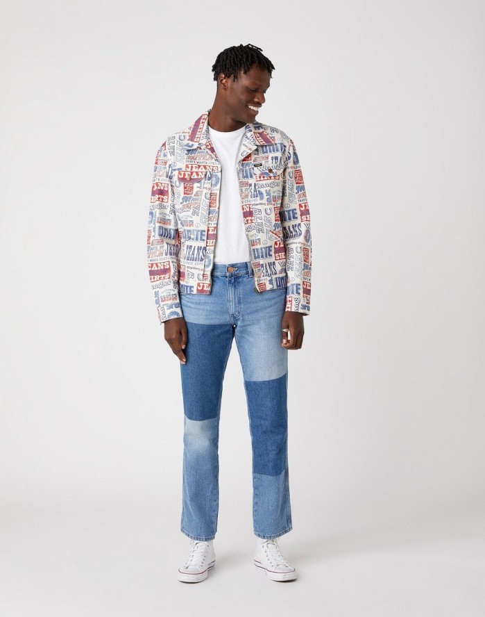 SPODNIE MĘSKIE WRANGLER GREENSBORO SUMMER LOVIN' W15QSF260 112127067