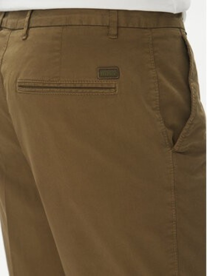 BOSS Szorty materiałowe H-Slice 50540743 Zielony Regular Fit