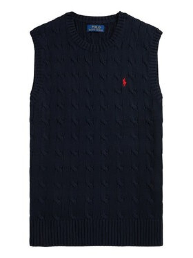 Polo Ralph Lauren Sweter 710979113002 Granatowy Regular Fit