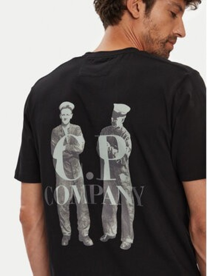 C.P. Company T-Shirt 19CMTS106A006586W Czarny Regular Fit