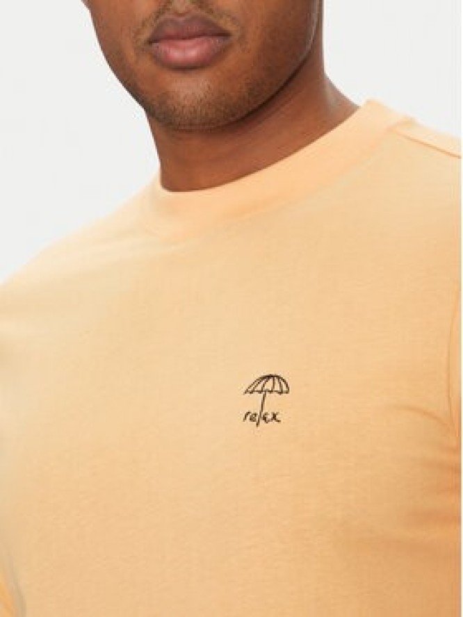 Blend T-Shirt 20718304 Pomarańczowy Regular Fit