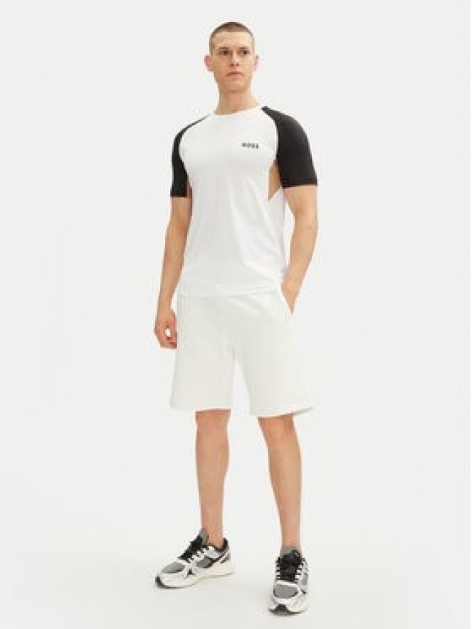 BOSS T-Shirt 50539114 Biały Slim Fit