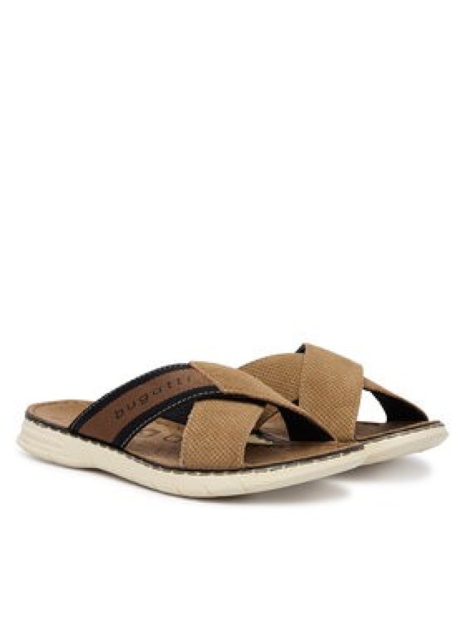 Bugatti Klapki 315-A32861469 Beżowy ciemny