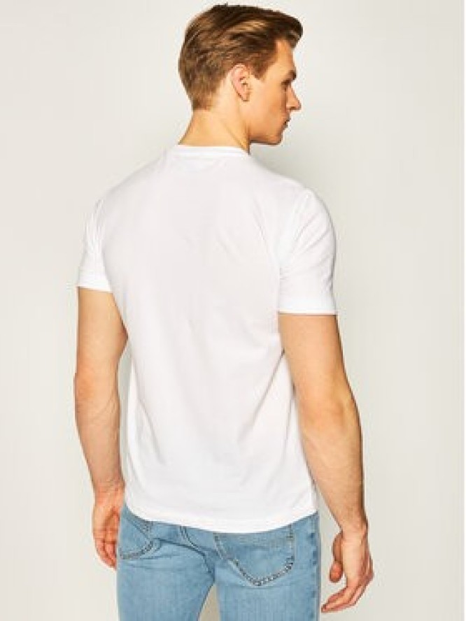 EA7 Emporio Armani T-Shirt 8NPTL7 PJ03Z 1100 Biały Regular Fit