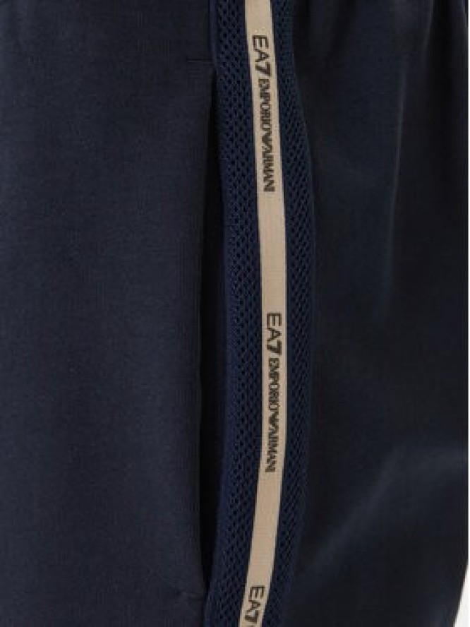 EA7 Emporio Armani Spodnie dresowe 7M001482 AF12660 UB102 Granatowy Regular Fit