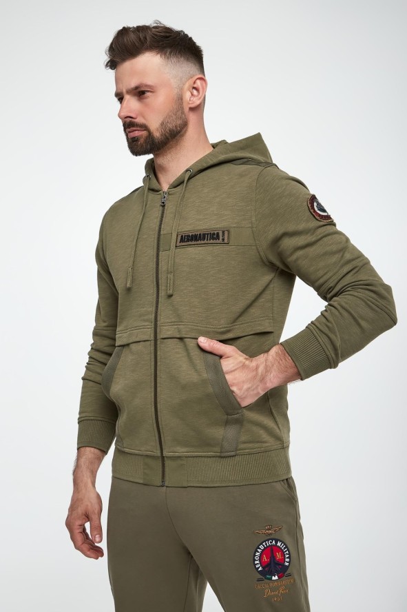 Bluza męska z kapturem AERONAUTICA MILITARE