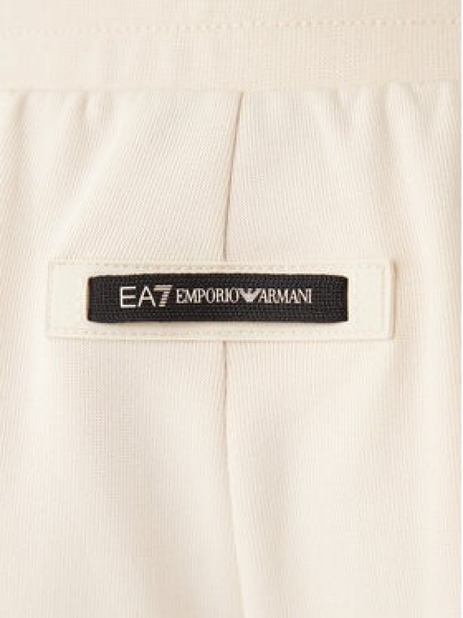 EA7 Emporio Armani Spodnie dresowe 7M001482 AF12660 U1088 Beżowy Regular Fit