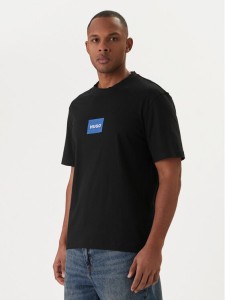 HUGO T-Shirt Nayonix 50554382 Czarny Regular Fit