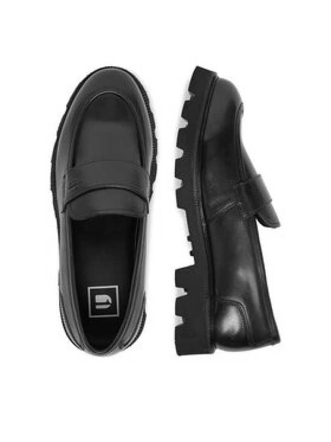 G-Star Raw Loafersy EO-ROWHIDE-01 MI08 Czarny