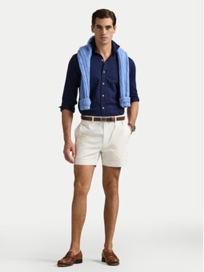 Polo Ralph Lauren Koszula 710899386003 Granatowy Slim Fit