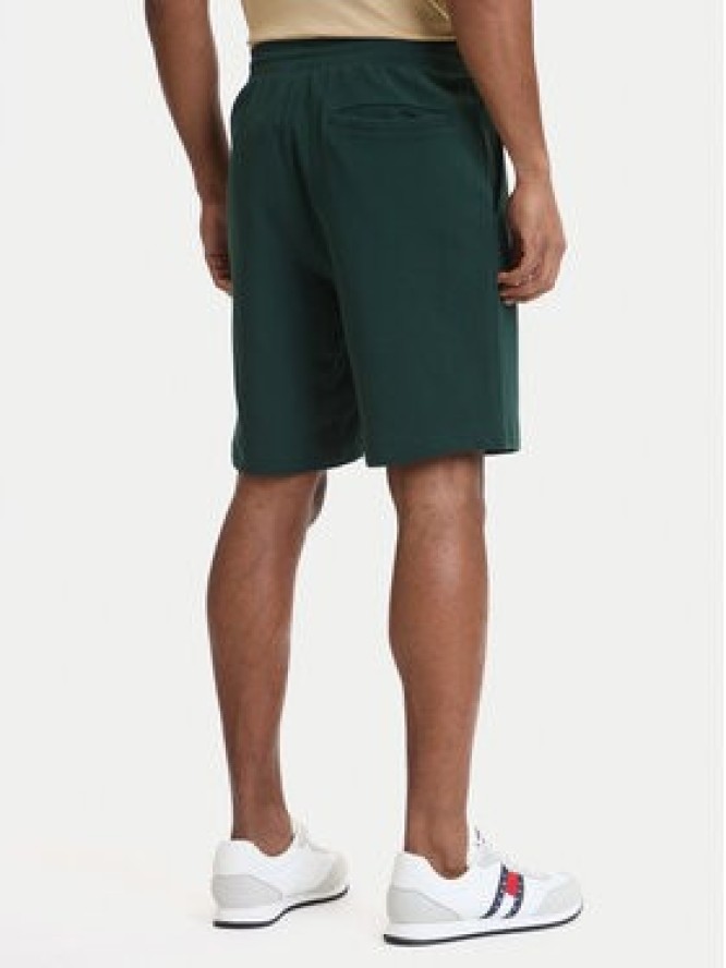 Tommy Hilfiger Szorty sportowe Essential Terry MW0MW37240 Zielony Regular Fit