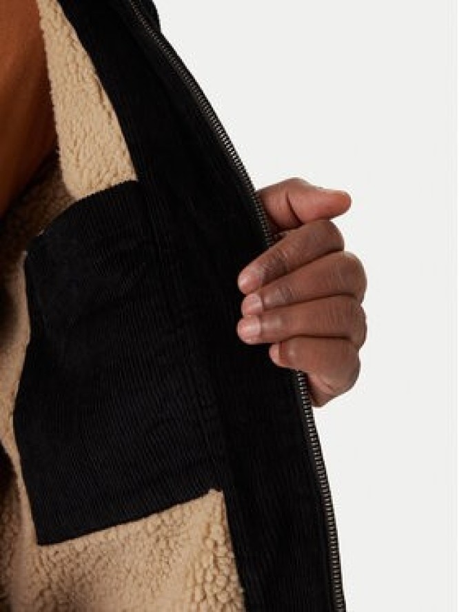 Quiksilver Kurtka przejściowa Dna Sherpa Harrington EQYJK04201 Czarny Regular Fit