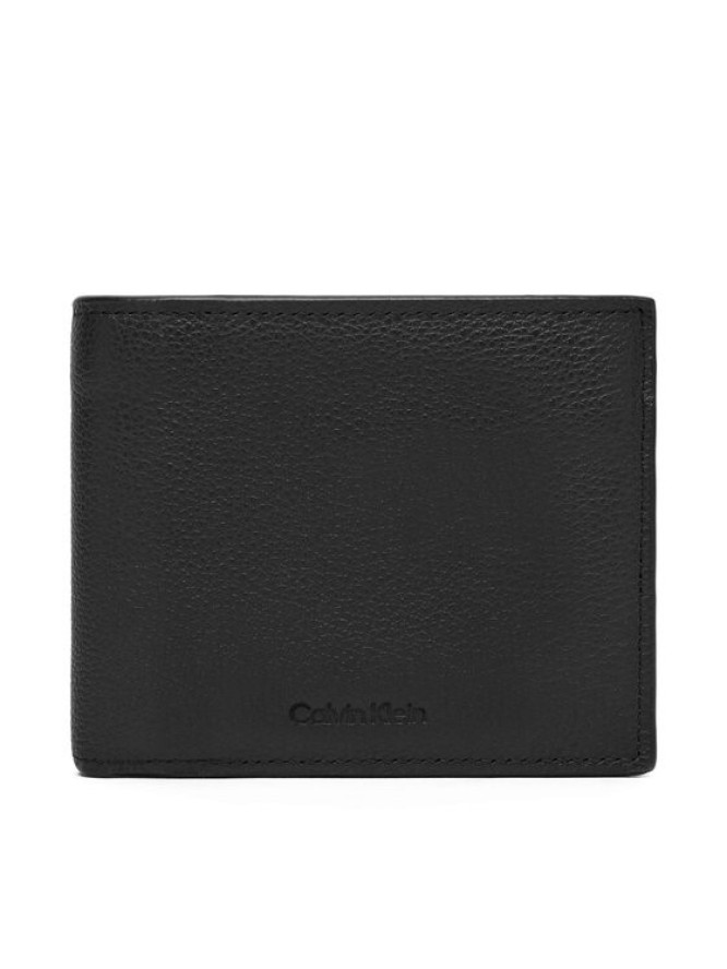 Calvin Klein Portfel Micropebble Billfold W Coin LV04D1033G Czarny