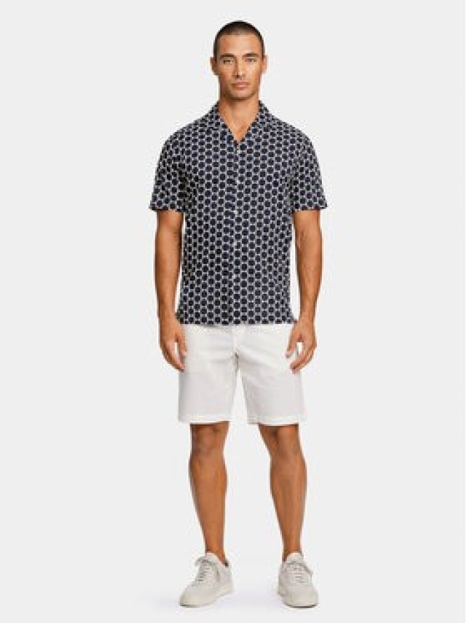 Lindbergh Koszula 30-203569 Granatowy Relaxed Fit