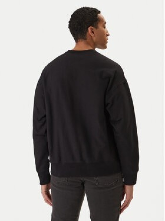 Calvin Klein Jeans Bluza Premium Monologo LV04RE200G Czarny Regular Fit