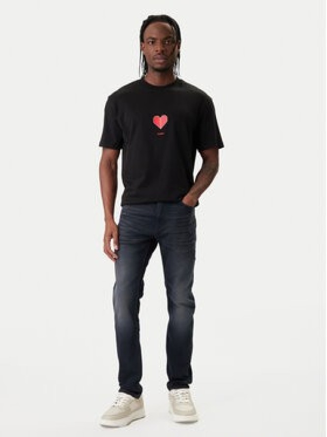 HUGO Jeansy 50555175 Granatowy Extra Slim Fit