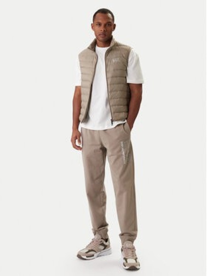 EA7 Emporio Armani Kamizelka 8NPQ06 PNGPZ U6167 Beżowy Regular Fit