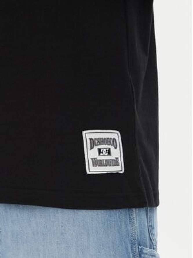DC Shoes T-Shirt ADYKT03256 Czarny Regular Fit