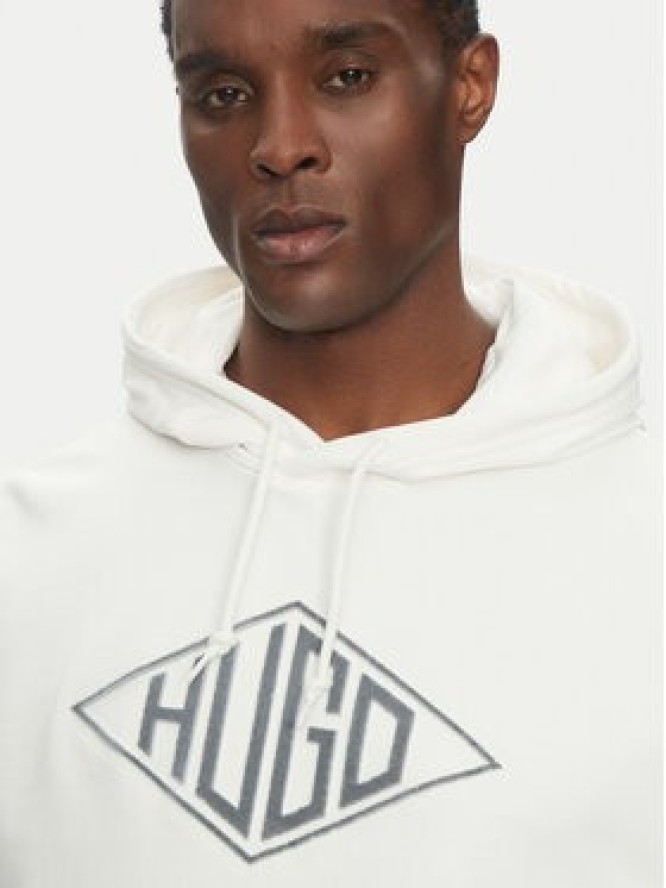 HUGO Bluza Dacorolo 50534947 Beżowy Relaxed Fit