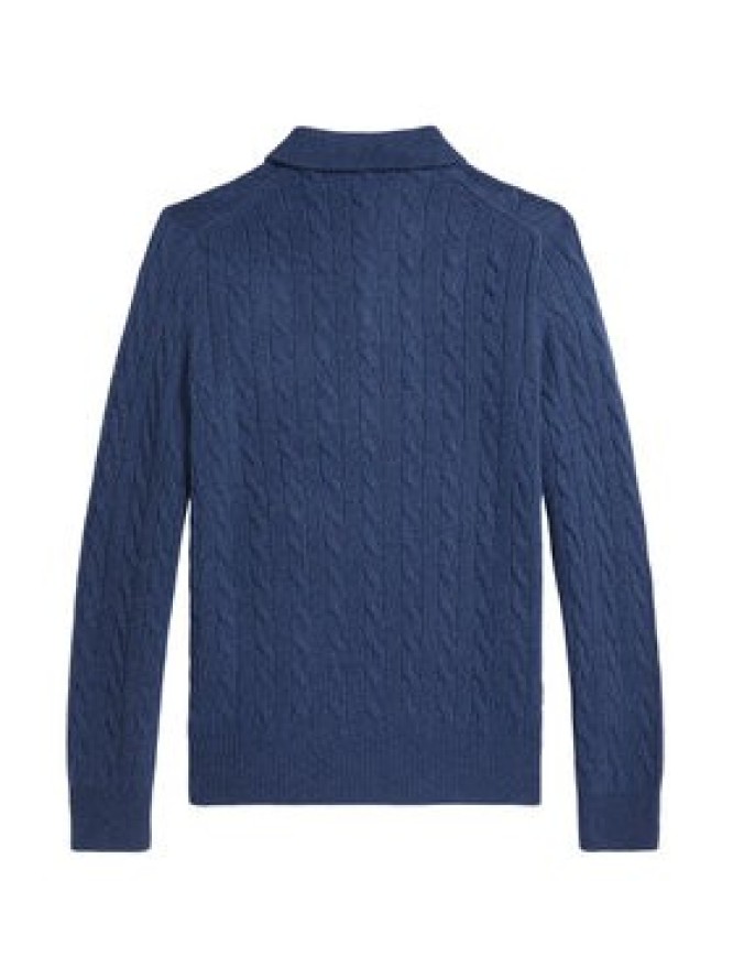 Polo Ralph Lauren Sweter 710974165003 Granatowy Regular Fit