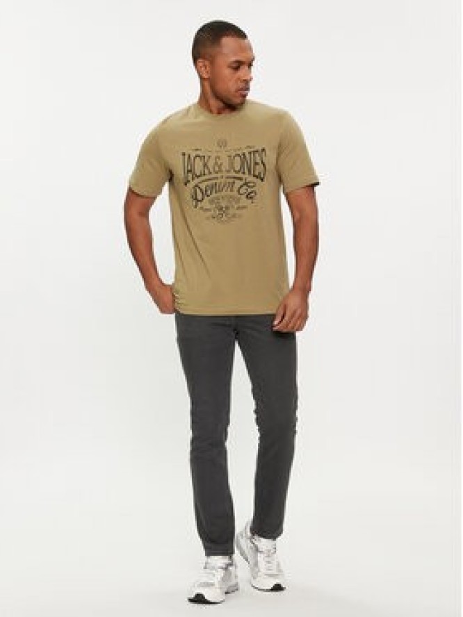 Jack & Jones Jeansy Tim 12249041 Szary Slim Fit