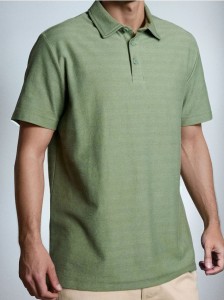 Bawełniana koszulka polo basic - zielony