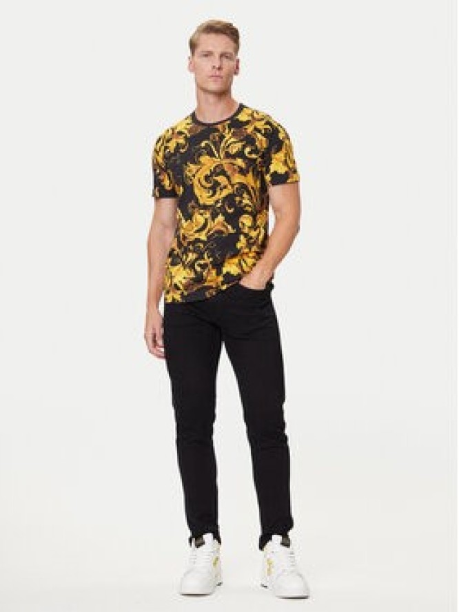 Versace Jeans Couture T-Shirt 79GAH6S0 JS515 Czarny Regular Fit