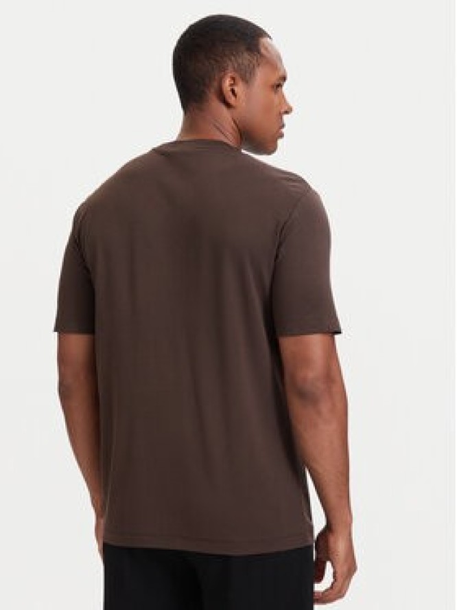 EA7 Emporio Armani T-Shirt 7M002239 AF13739 U6027 Brązowy Regular Fit