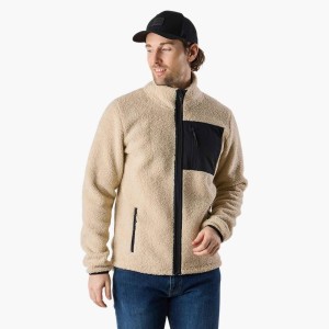 Bluza Polarowa Rozpinana Wędrówki Mężczyzna Lofoten Standardowy