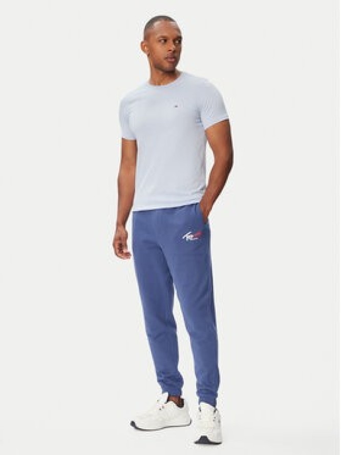 Tommy Jeans Spodnie dresowe DM0DM23903 Niebieski Regular Fit