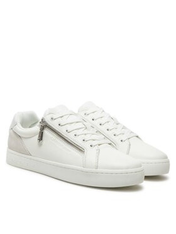 Calvin Klein Jeans Sneakersy Classic Cupsole Zip Low In YM0YM01254 Biały