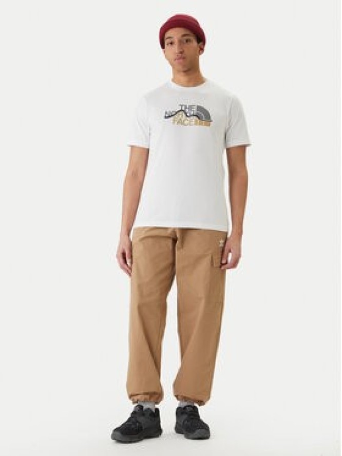 The North Face T-Shirt Mountain Line NF0A8GUX Biały Regular Fit