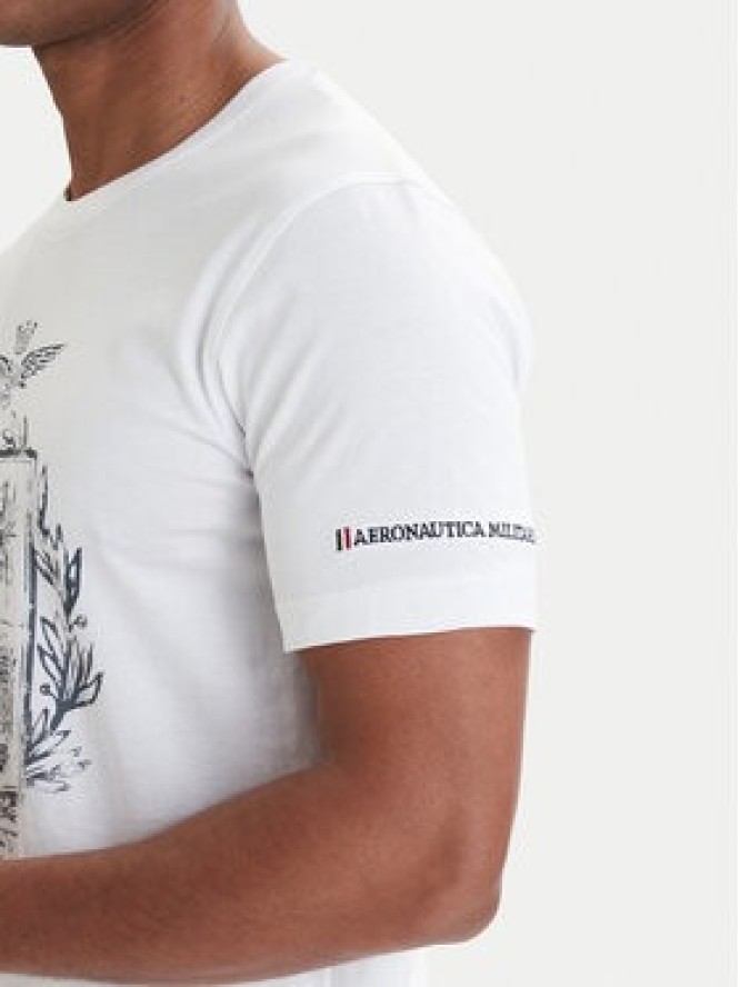 Aeronautica Militare T-Shirt 261TS2540UJ00727 Biały Regular Fit