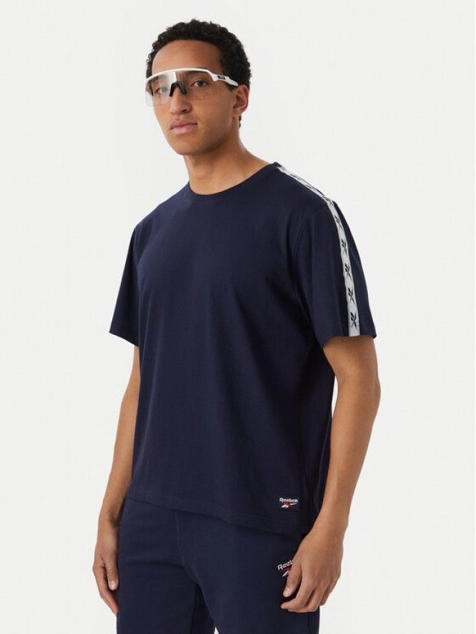 Reebok T-Shirt Nico RK25724CCM Granatowy Regular Fit