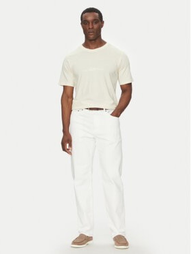 Jack & Jones T-Shirt Varenna 12273163 Écru Regular Fit