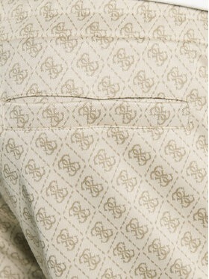 Guess Spodnie dresowe Z5BB19 K2042 Beżowy Regular Fit