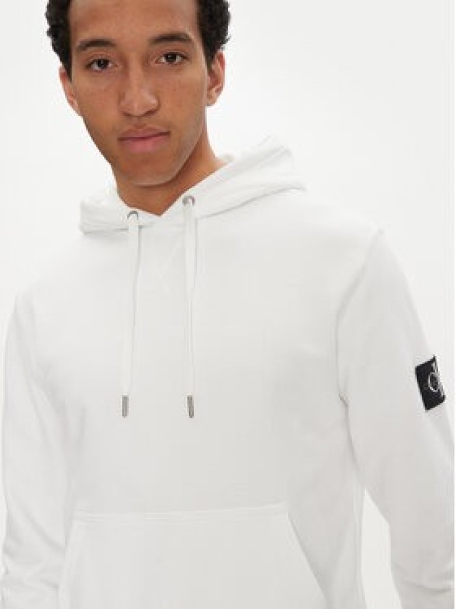 Calvin Klein Jeans Bluza J30J323430 Biały Regular Fit