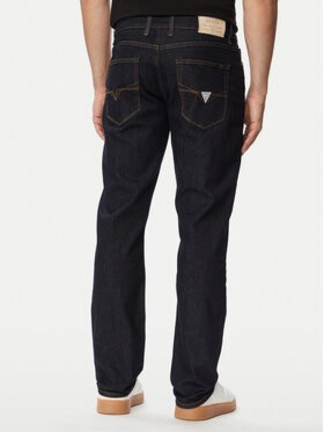 Guess Jeansy Angels M6YAN2 D1472 Granatowy Slim Fit