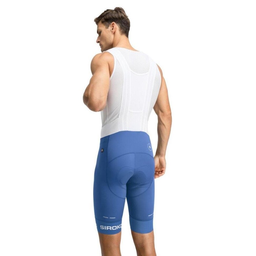 Spodenki rowerowe z szelkami męskie BX Umbrail